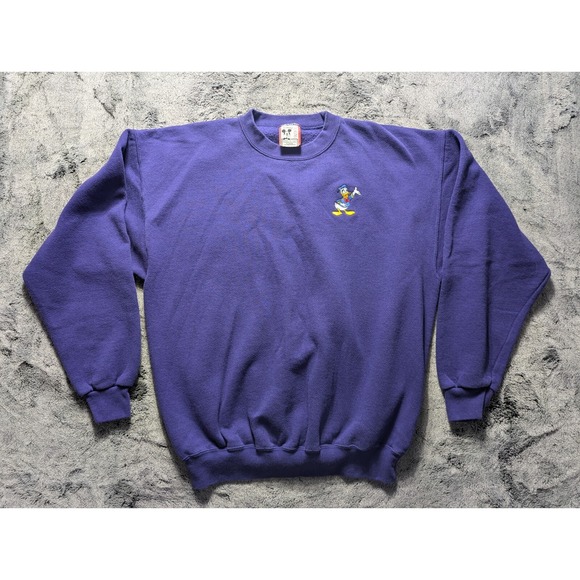 Disney Dresses & Skirts - Vintage Disney Designs Long Sleeve Sweater Shirt Women Sz XL Purple Made In USA